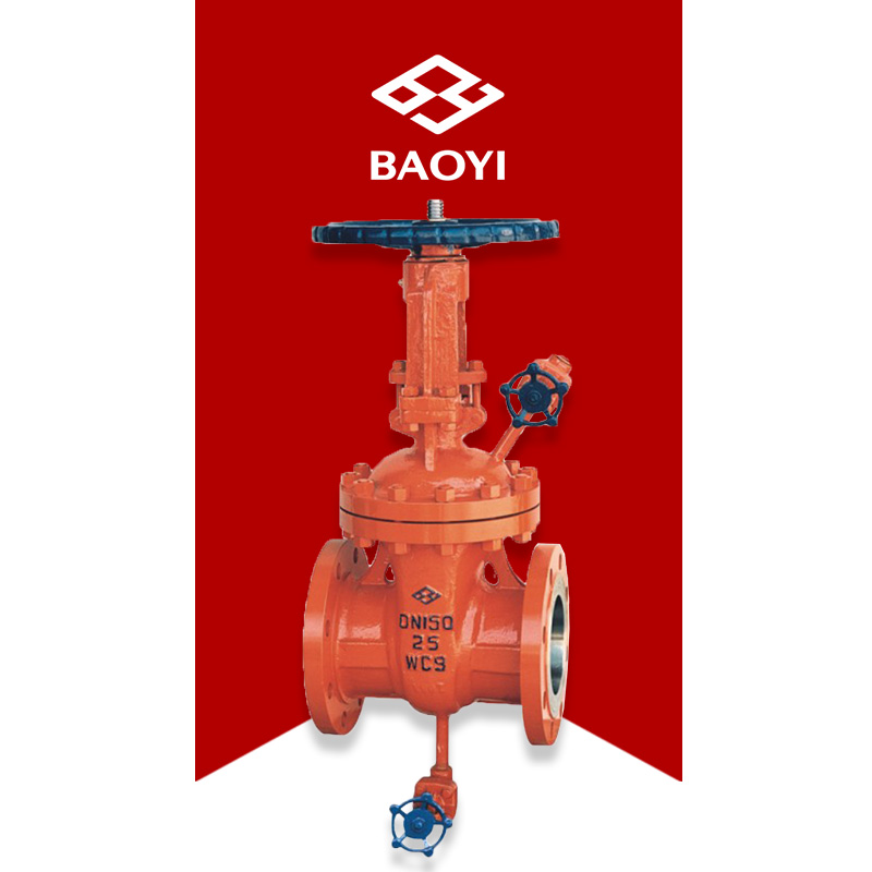 National standard wedge gate valve with drain