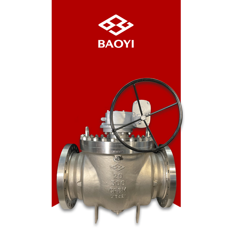 Top mounted ball valve